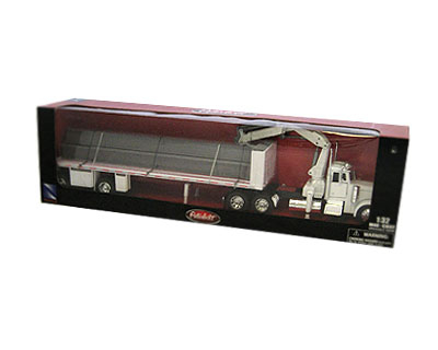 PETERBILT 379 Flatbed платформа со швеллерами 1:32, белый