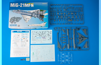 Сборная модель реактивного истребителя МиГ-21МФН