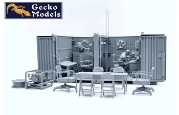 Сборная модель US Military Base Temporary Command Station Vietnam War Era