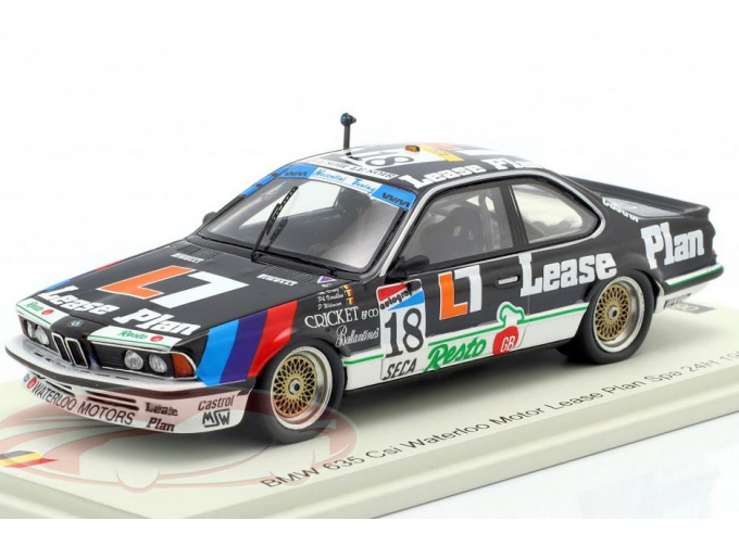 BMW 635 CSI №18 8th 24h Spa Philip Verellen, Raijmond van Hove, Marc Duez (1987)