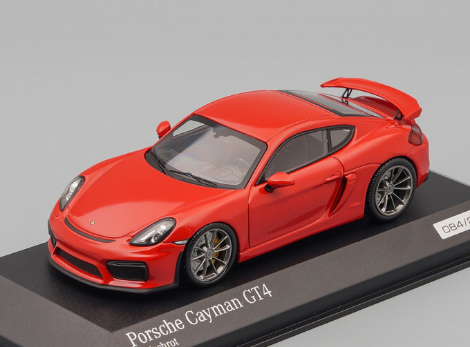 PORSCHE Cayman GT4 Indischrot