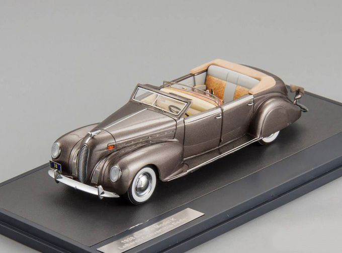 LINCOLN Model K V12 LeBaron Convertible Sedan (1938), metallic grey