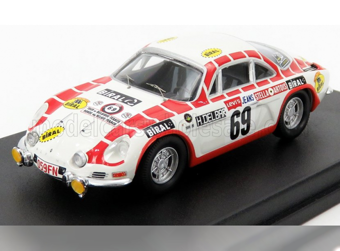 RENAULT Alpine A110 №69 Tour De Belgique (1971) H.Delbar - C.Collaer, White Red