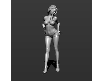 Фигура Красотка в шортиках, окрашенная