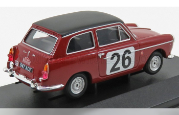 AUSTIN A40 Farina Mki Countryman N26 Rally Montecarlo (1960) P.Moss - A.Wisdom, Red Matt Black