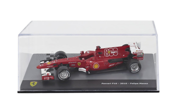 FERRARI F1 F10 №7 (800th Gp) Turkish Gp (2010) Felipe Massa - Con Vetrina - With Showcase, Red White