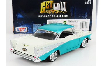 CHEVROLET Bel Air (1957), White Light Blue