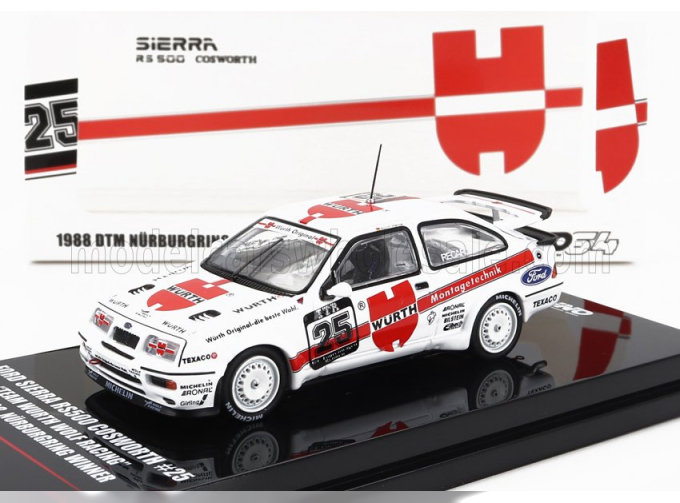 FORD Sierra Cosworth Rs500 Team Wurth №25 Winner Nurburgring Dtm (1988) A.Hahne, White Red