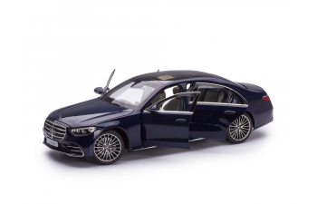 MERCEDES-BENZ S-class AMG-line W223 nautical blue (синий металлик), 2021