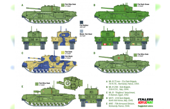 Сборная модель Churchill (various versions)