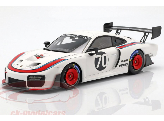PORSCHE 935 Martini №70 911 (991 II) GT2 RS (2018), Martini design white / red / blue