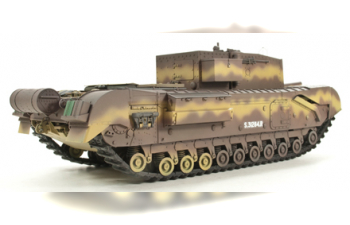 Сборная модель Британская САУ CHURCHILL 3insh 20CWT. GUN CARRIER