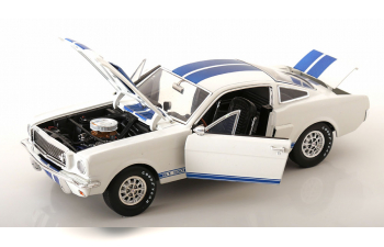 FORD Mustang Shelby GT350 (1966), white/blue metallic