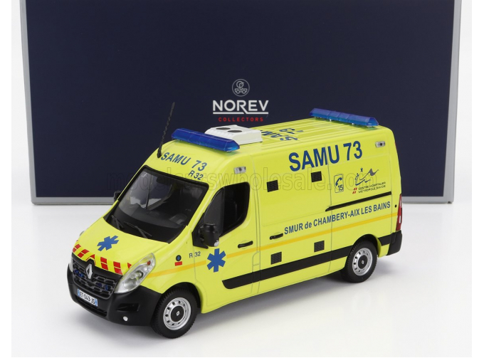 RENAULT Master Van Samu Ambulance (2014), Yellow