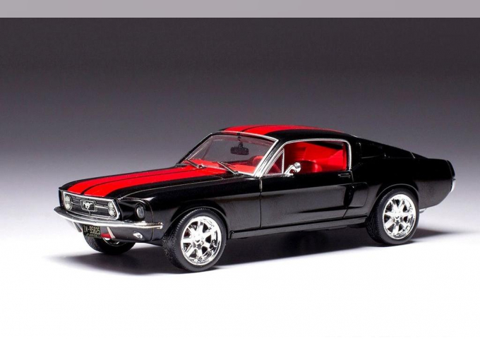 FORD Mustang Fastback (1967), black/red