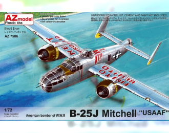 Сборная модель American bomber of W.W.ll B-25J Mitchell USAAF