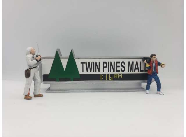 Назад в будущее: Вывеска торгового центра Twin Pines Mall / *Back to the Future* Twin Pines Mall Sign