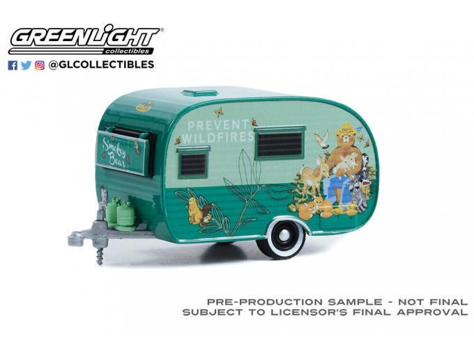 кемпер Catolac DeVille Travel Smokey Bear "Welcome To Our Den" (1958)