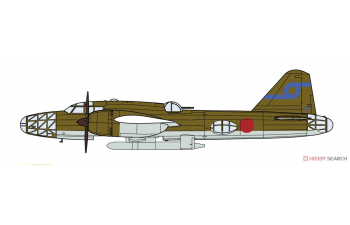 Сборная модель Тяжелый бомбардировщик Mitsubishi Ki67 TYPE 4 HEAVY BOMBER HIRYU (PEGGY) w/ I Goh Type 1 Koh GUIDED BOMB "62nd Flight Regiment" (Limited Edition)