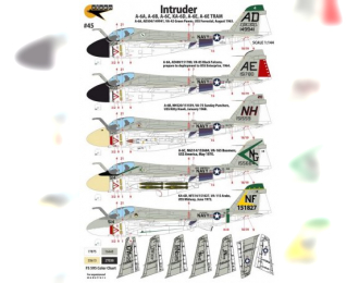 Декаль A-6 Intruder. 9 markings, USN