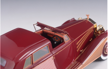 ROLLS ROYCE Phantom III Sedanca DeVille 1937 Maroon