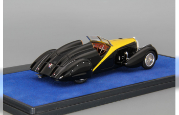 BUGATTI Type 57 Roadster "Grand Raid" Gangloff (1934), black / yellow