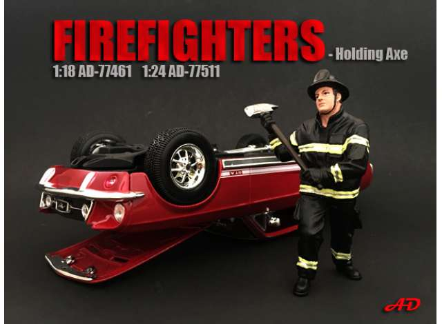 Fire Fighter Figure III *Holding Axe*