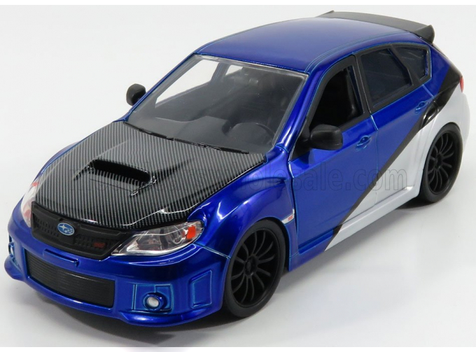 SUBARU Impreza Wrx Sti 2009 - Paul Walker - Brian O'conner - Fast & Furious Iv (2009), Blue Silver Black