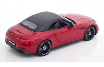 MERCEDES-BENZ AMG SL 63 4Matic+ (R232) with removable Softtop, red metallic