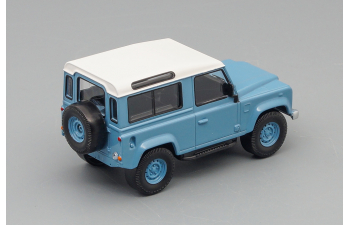 LAND ROVER Defender 90 (1995), light blue white