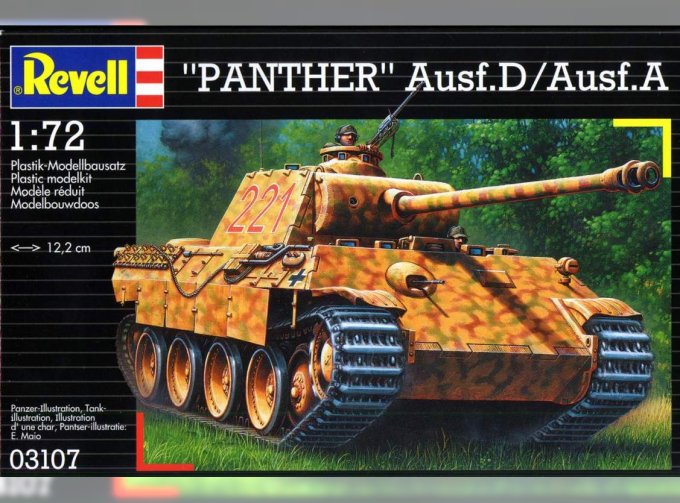 Сборная модель Немецкий средний танк PANTHER Ausf. D / A