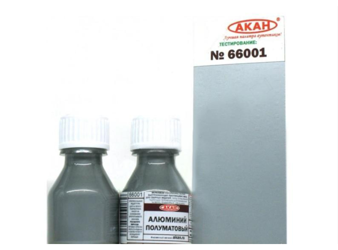 Краска алюминий полуматовый