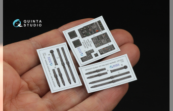 3D Декаль интерьера кабины AH-6J/MH-6J (Kitty Hawk)