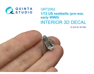 3D Декаль Комплект ремней для самолета ВВС США, до/начало ВМВ (2 шт)