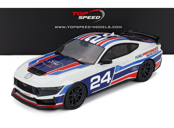 FORD Mustang Dark Horse N 24 Ford Performance Racing School (2025), White Blue Red