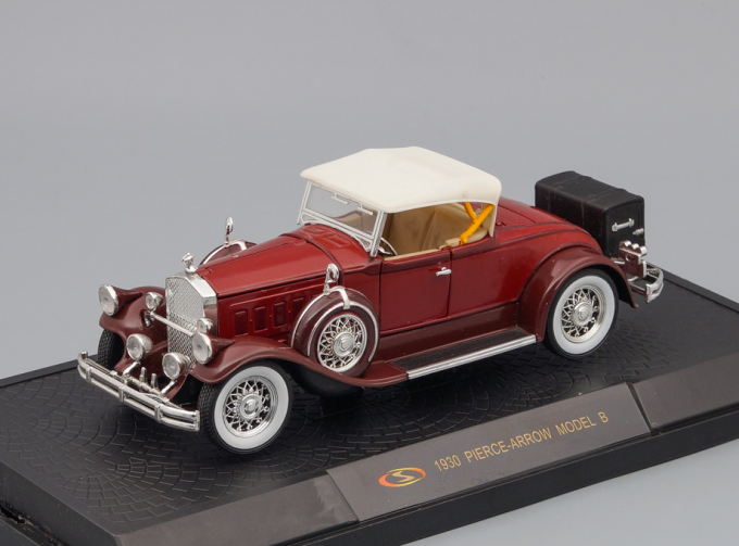 PIERCE Arrow Model B 1930, dark red