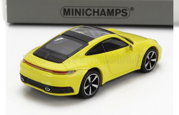 PORSCHE 911 992 Carrera 4s Coupe (2019), yellow