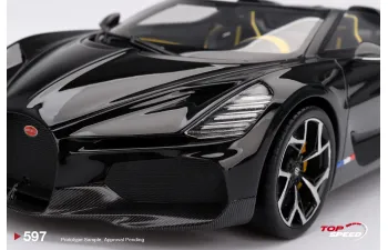 BUGATTI W16 Mistral (2023), black