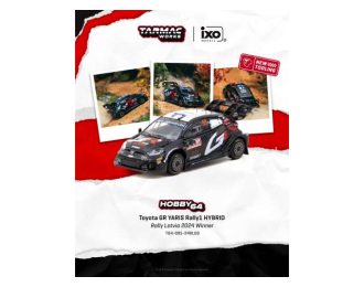 Toyota GR YARIS Rally1 HYBRID Kalle RovanperÃ¤/Jonne Halttunen Rally Latvia Winner, various 2024