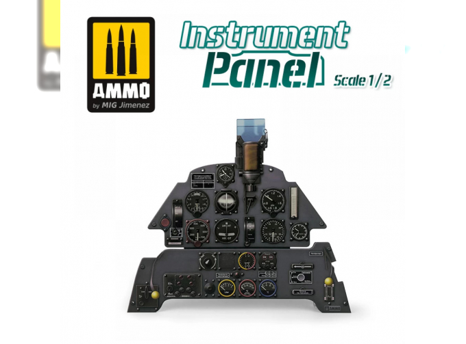 Messerschmitt Bf 109E-3 – Instrument Panel 1/2 Scale