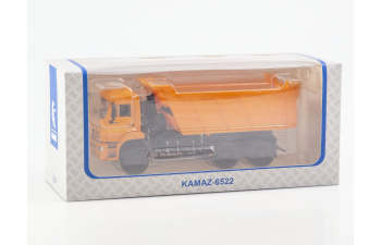 Камский грузовик 6522 самосвал (рестайлинг), оранжевый