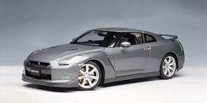 NISSAN Skyline GT-R (R35), dark metallic grey