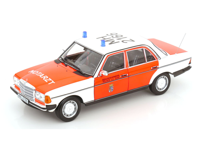 MERCEDES-BENZ E-class 200e (w123) Notarzt Ambulance (1984), Red White