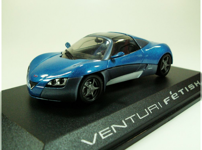 VENTURI Fetish, Altaya Concept Cars La Collection (by Norev), голубой