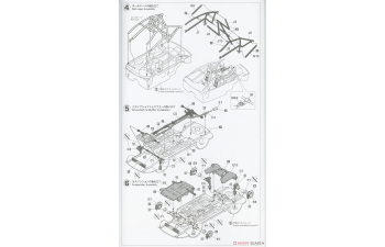 Сборная модель Toyota Celica Turbo 4WD "Grifone 1994 Tour de Corse Rally"