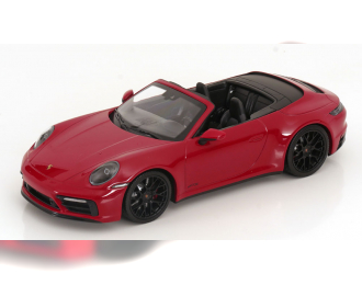 PORSCHE 911 (992) Carrera 4 GTS Convertible (2020), red