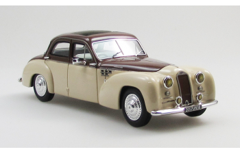 DELAGE D6-3L sedan by Autobineau open roof (1948-54), beige-brown