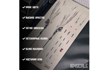 Декаль Fast and the Furious "Leon's Skyline R33"