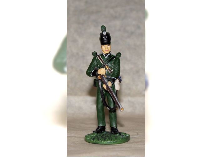 Фигурка Рядовой 95-го стрелкового полка британской армии, 1812 г.