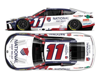 Toyota Camry XSE #11 Denny Hamlin *National Debt Relief *, white/red 2026